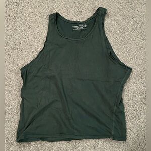 Outdoor Voices Green Racerback Tank Top